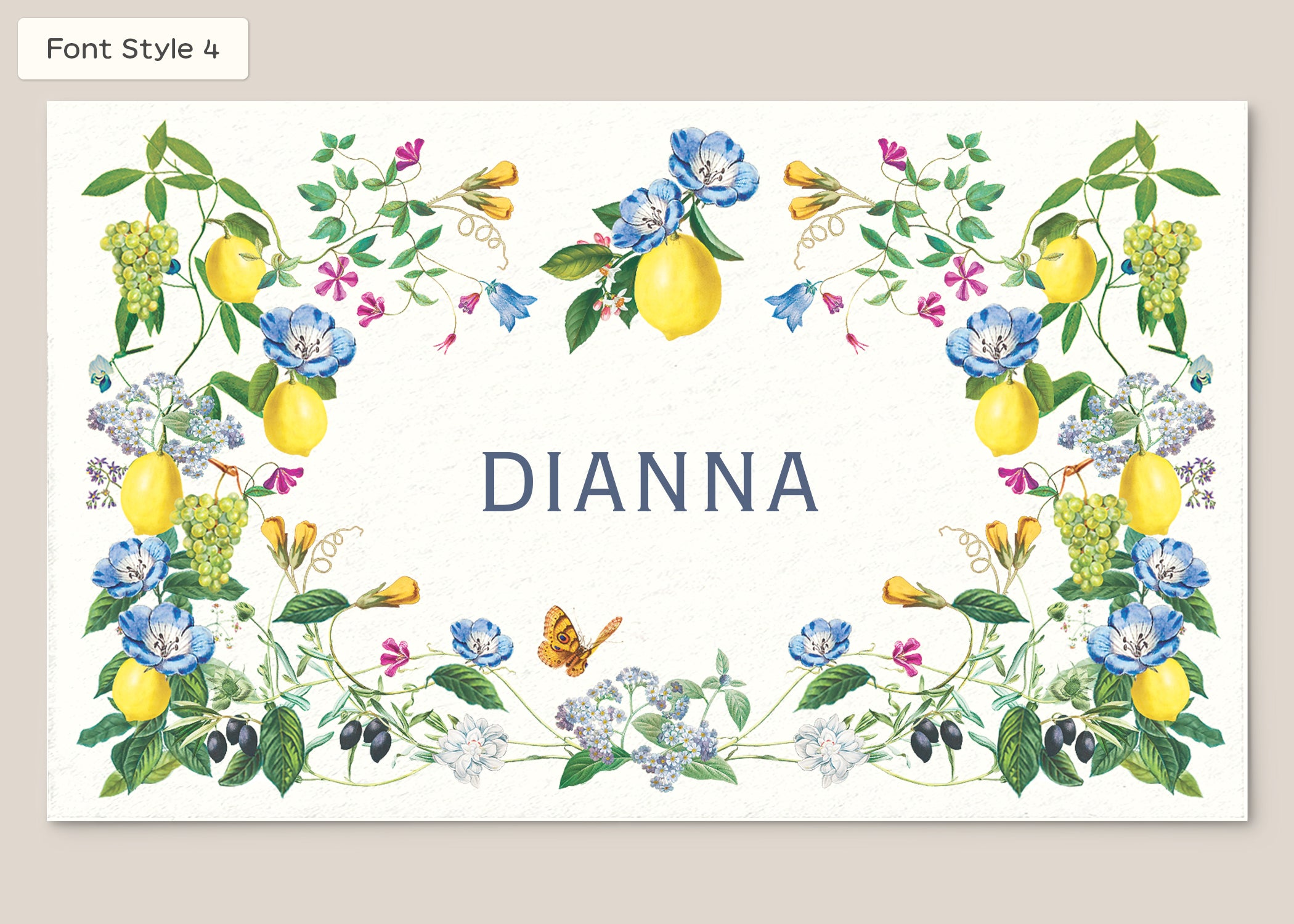 Place Card Form