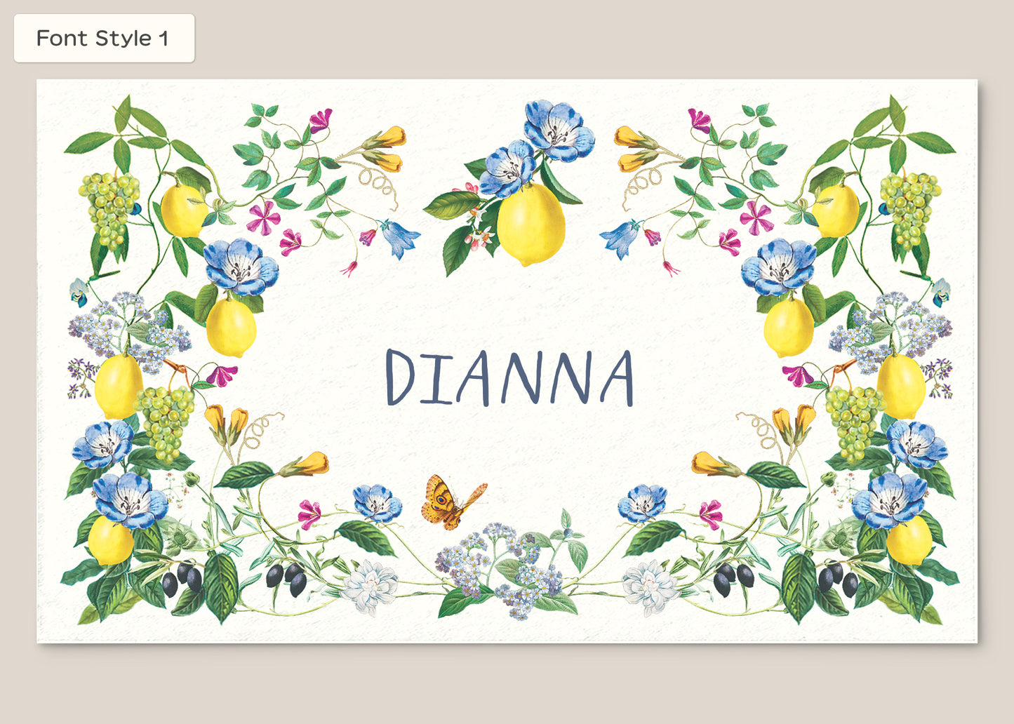Place Card Form