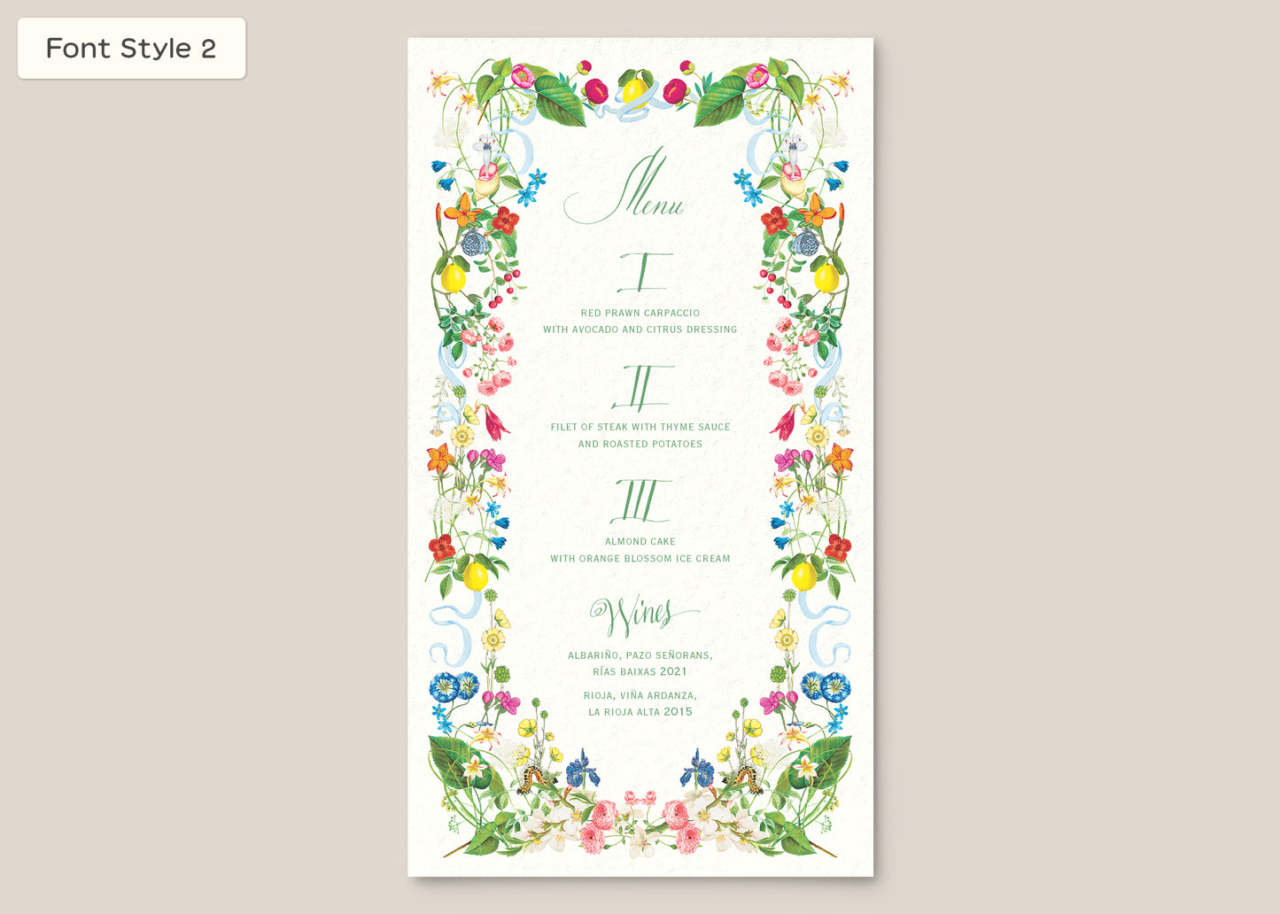 Menu Style III Form