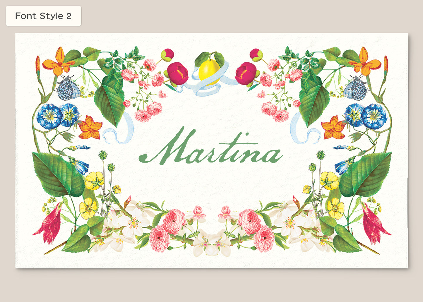 Place Card Form