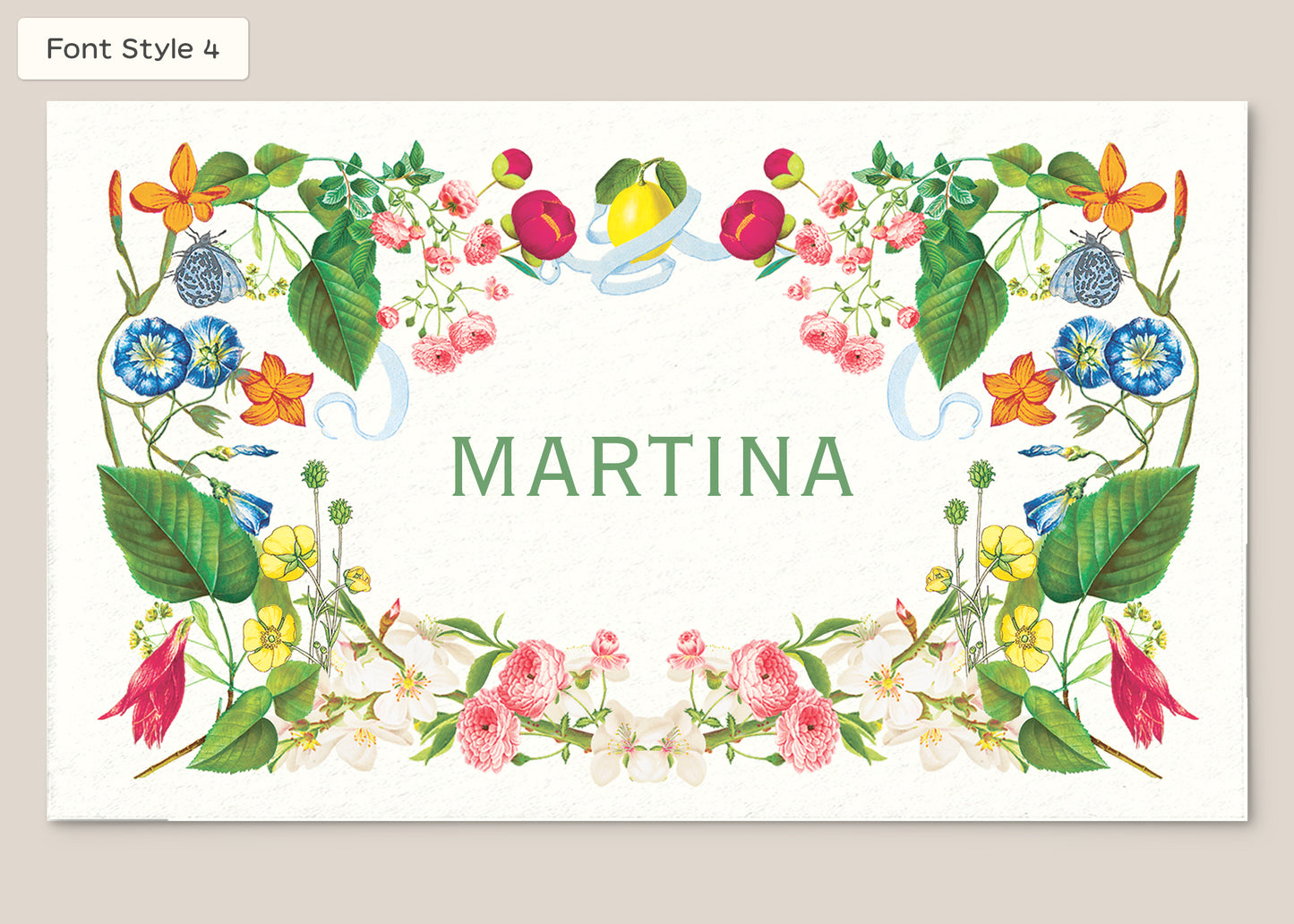 Place Card Form