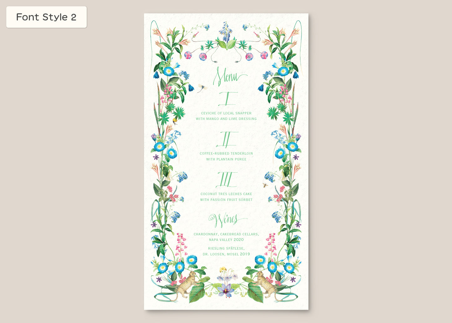 Menu Style III Form