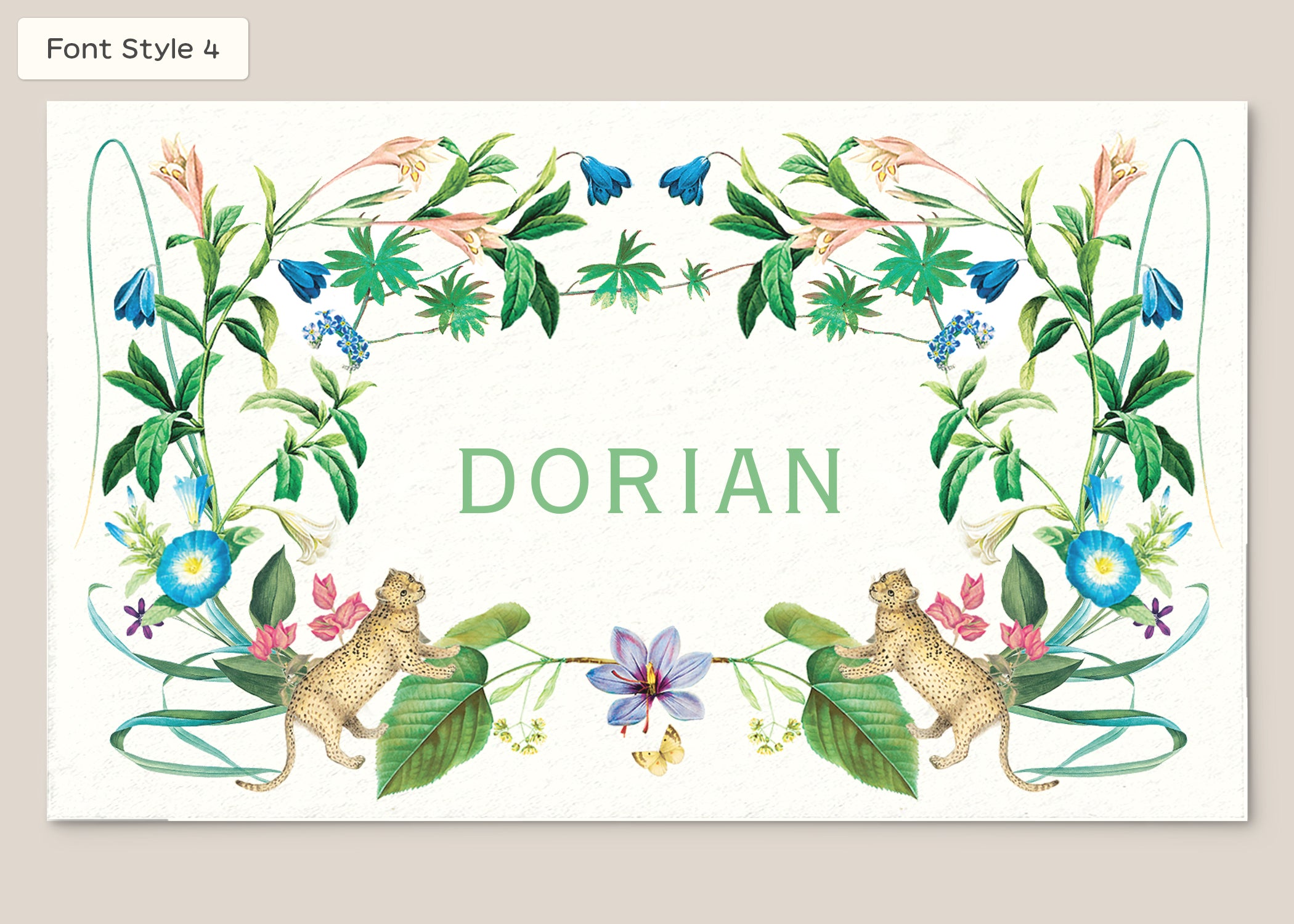 Place Card Form