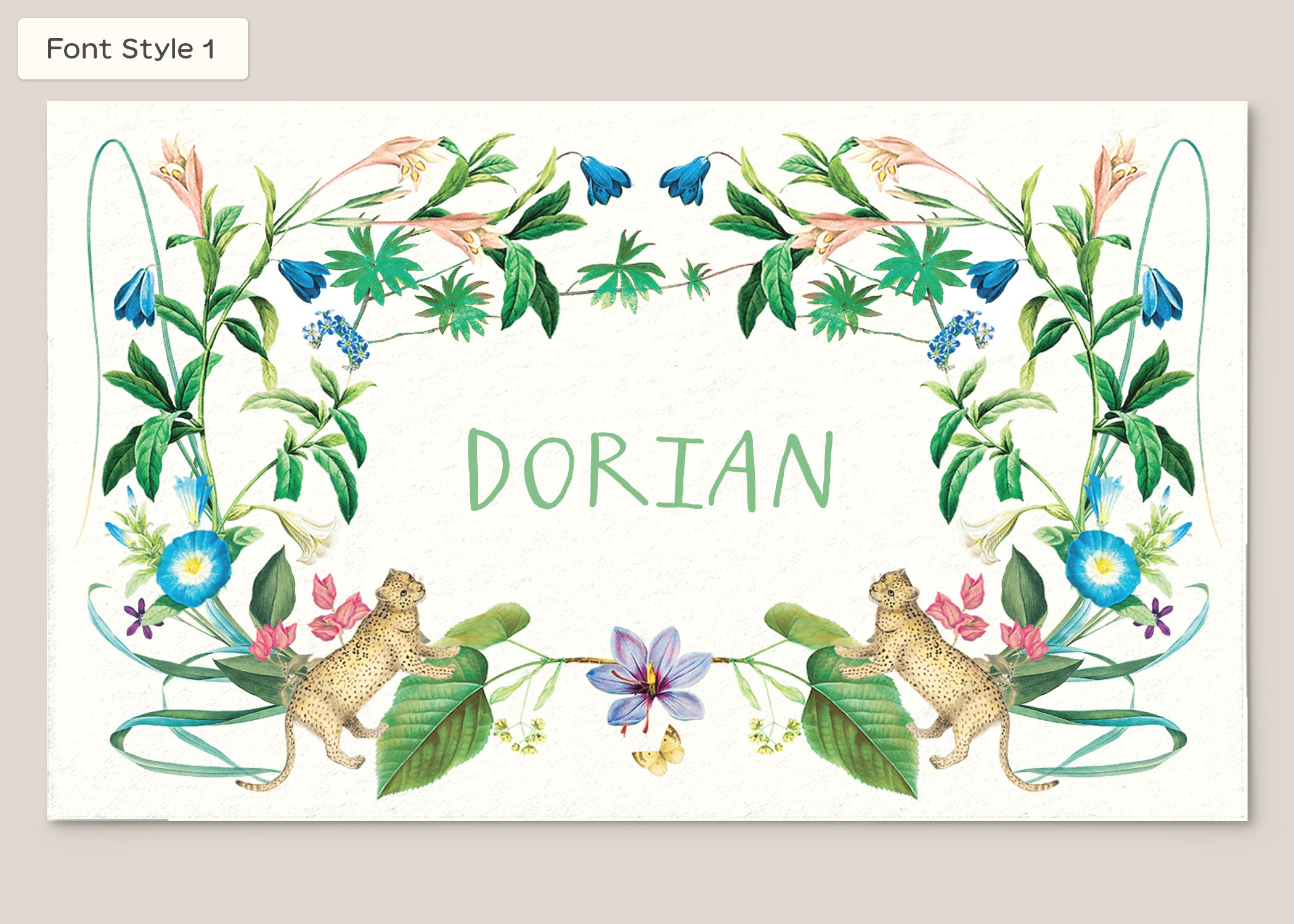 Place Card Form