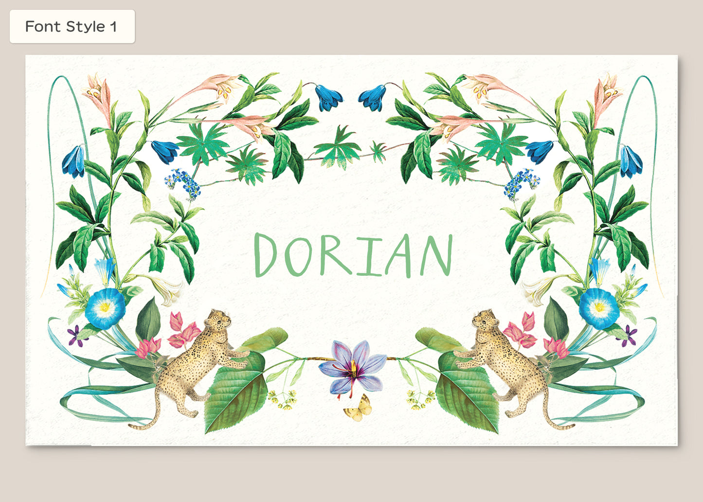 Place Card Form