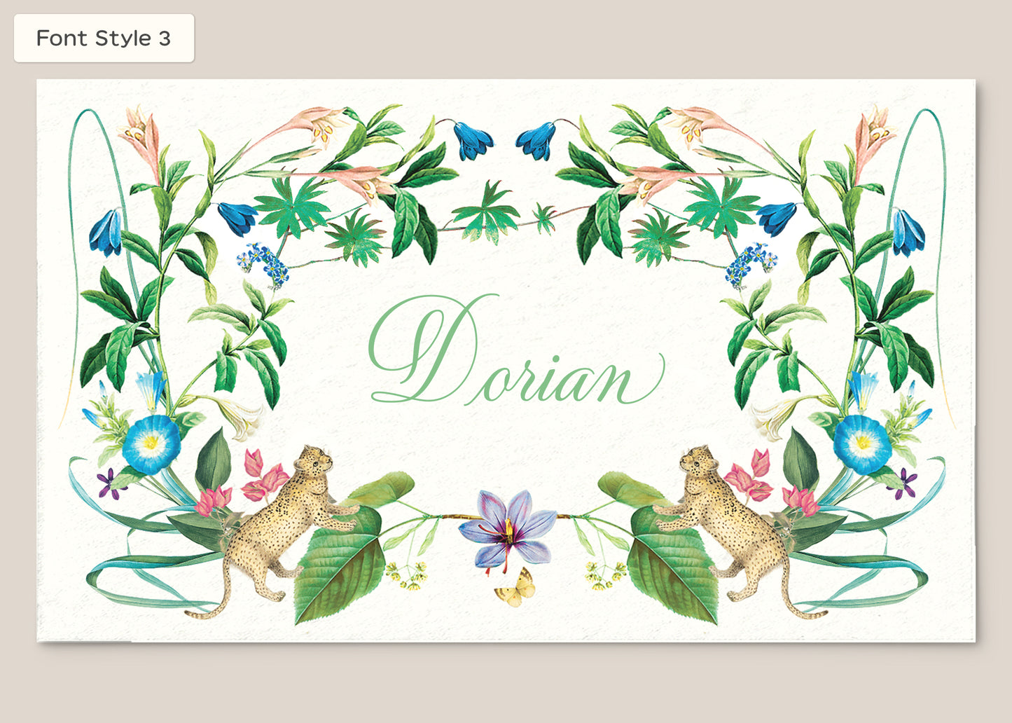 Place Card Form