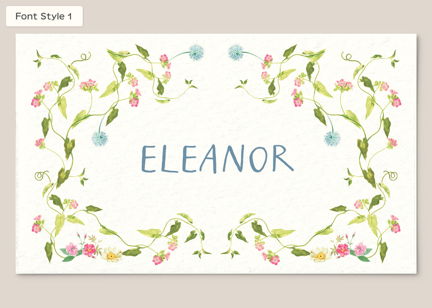 Place Card Form
