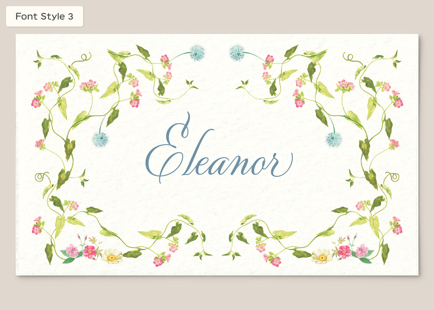 Place Card Form