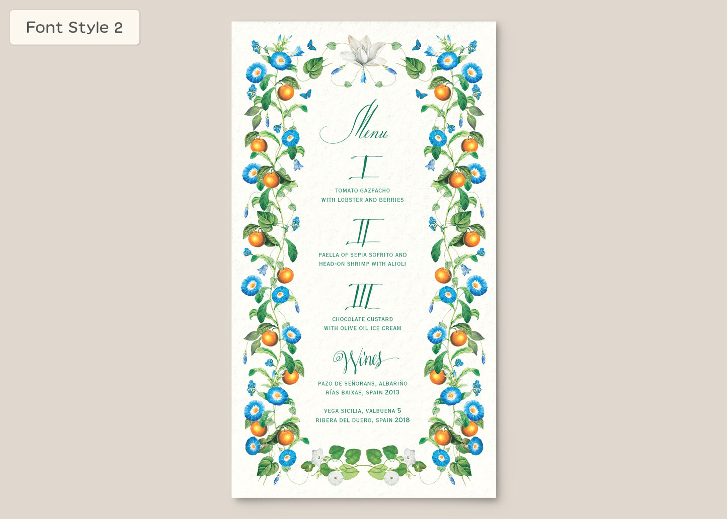 Menu Style III Form