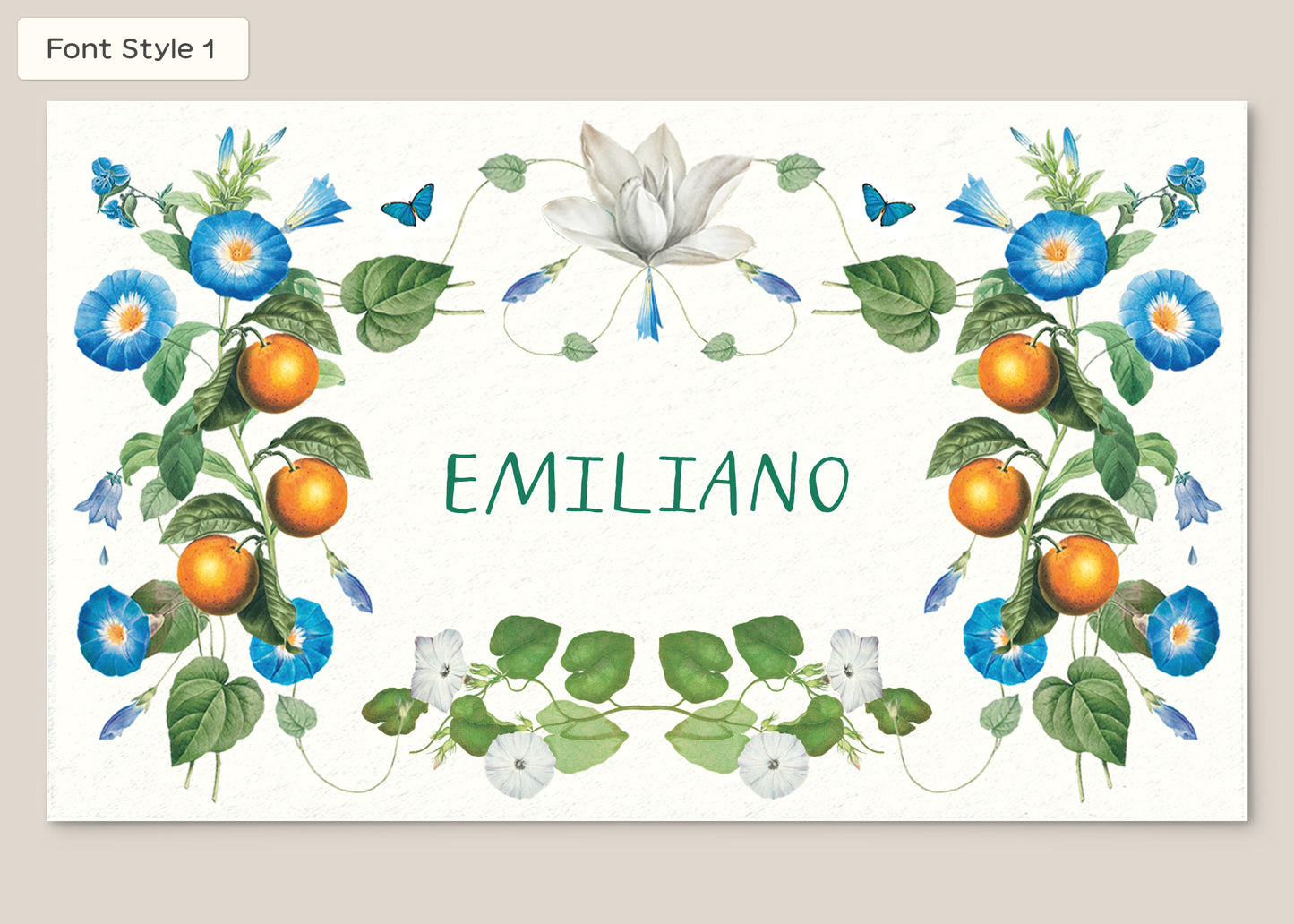 Place Card Form
