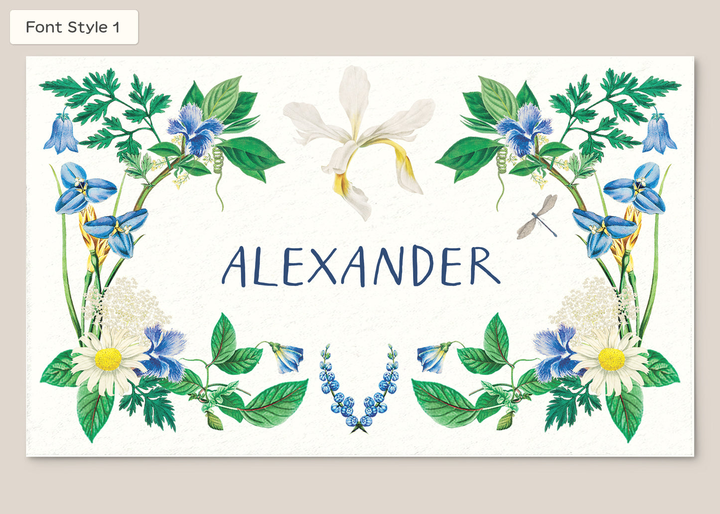 Place Card Form