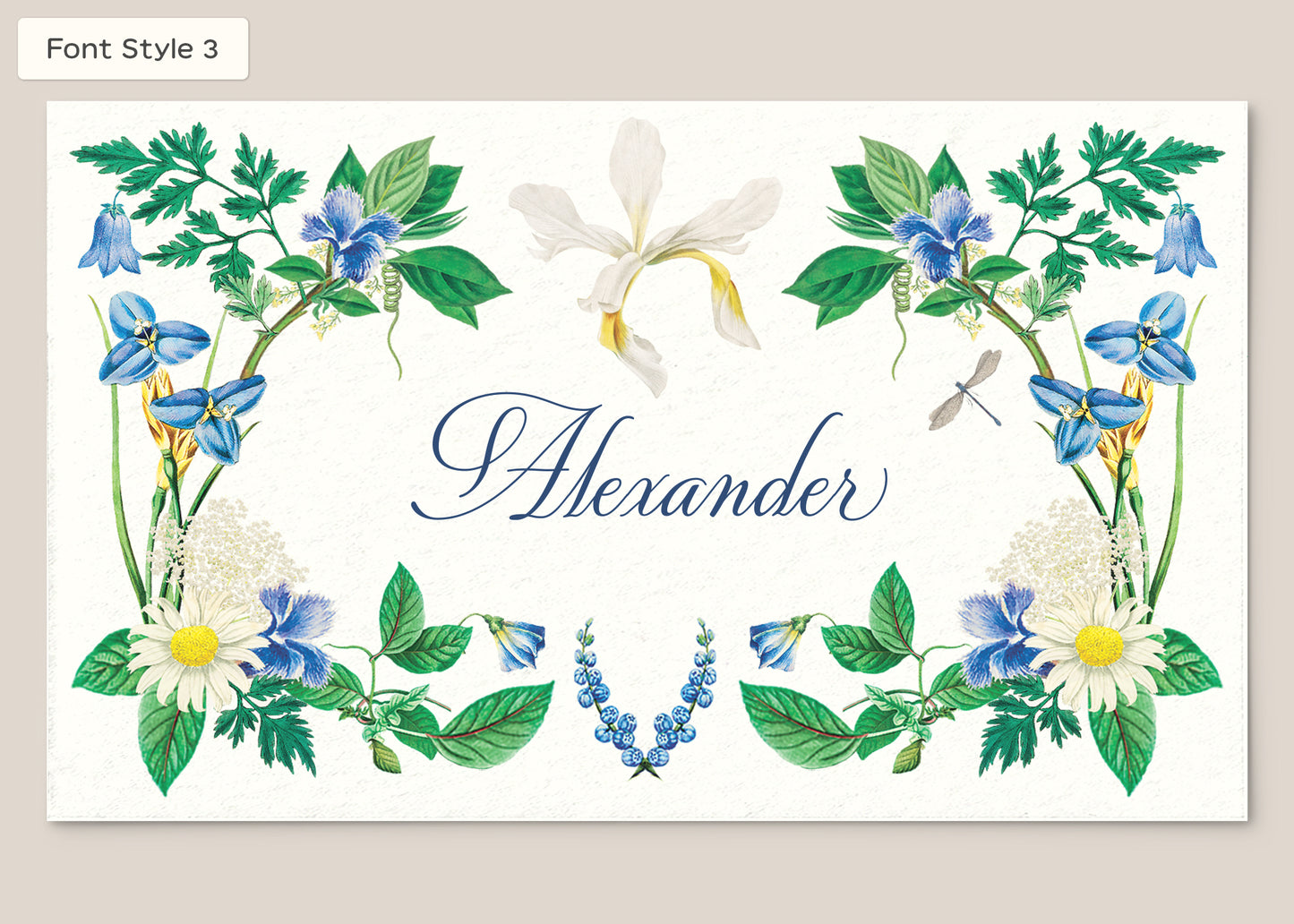 Place Card Form