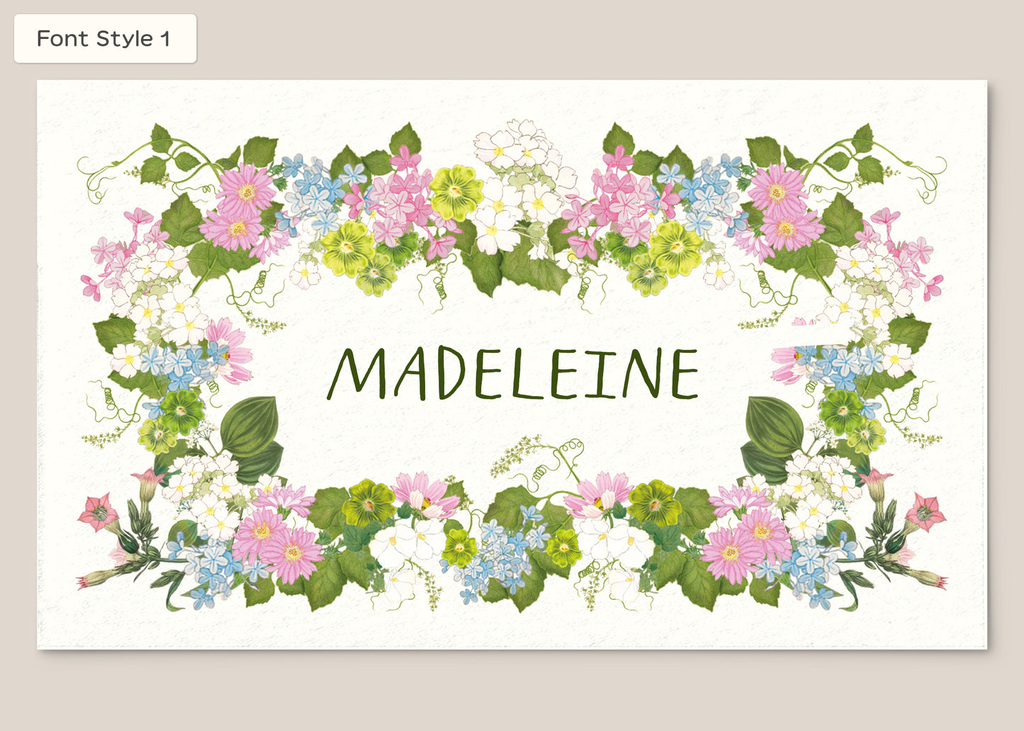 Place Card Form