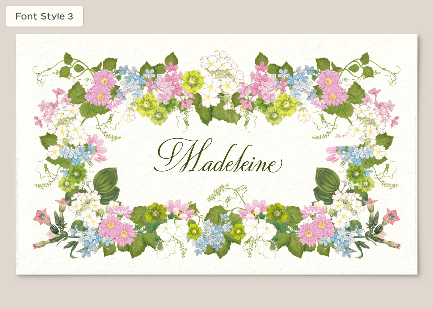 Place Card Form