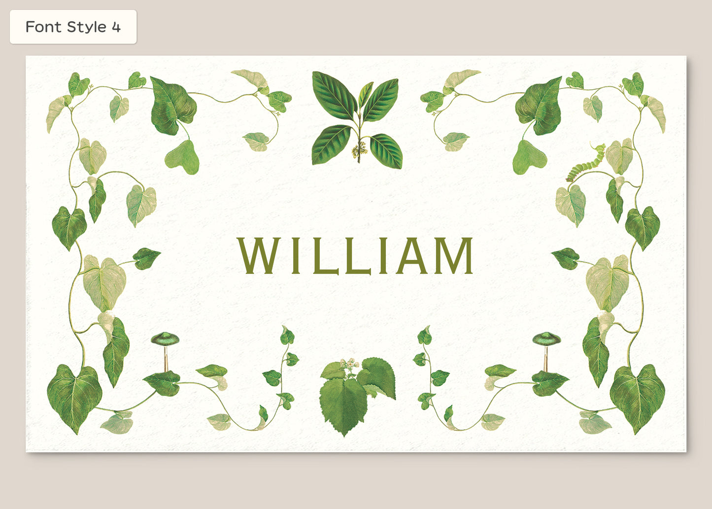 Place Card Form