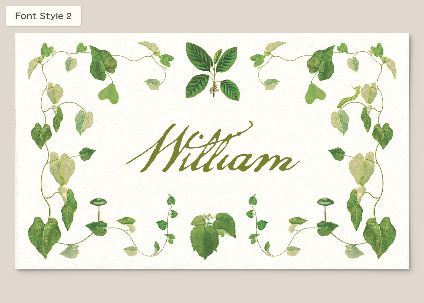 Place Card Form