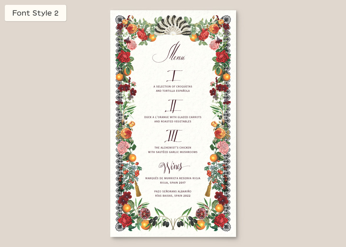 Menu Style III Form