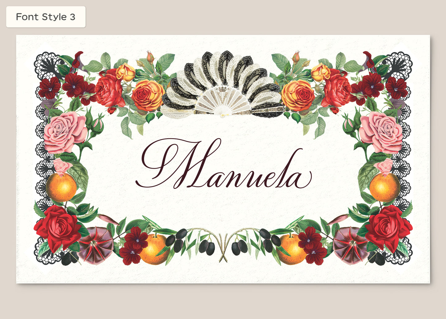 Place Card Form