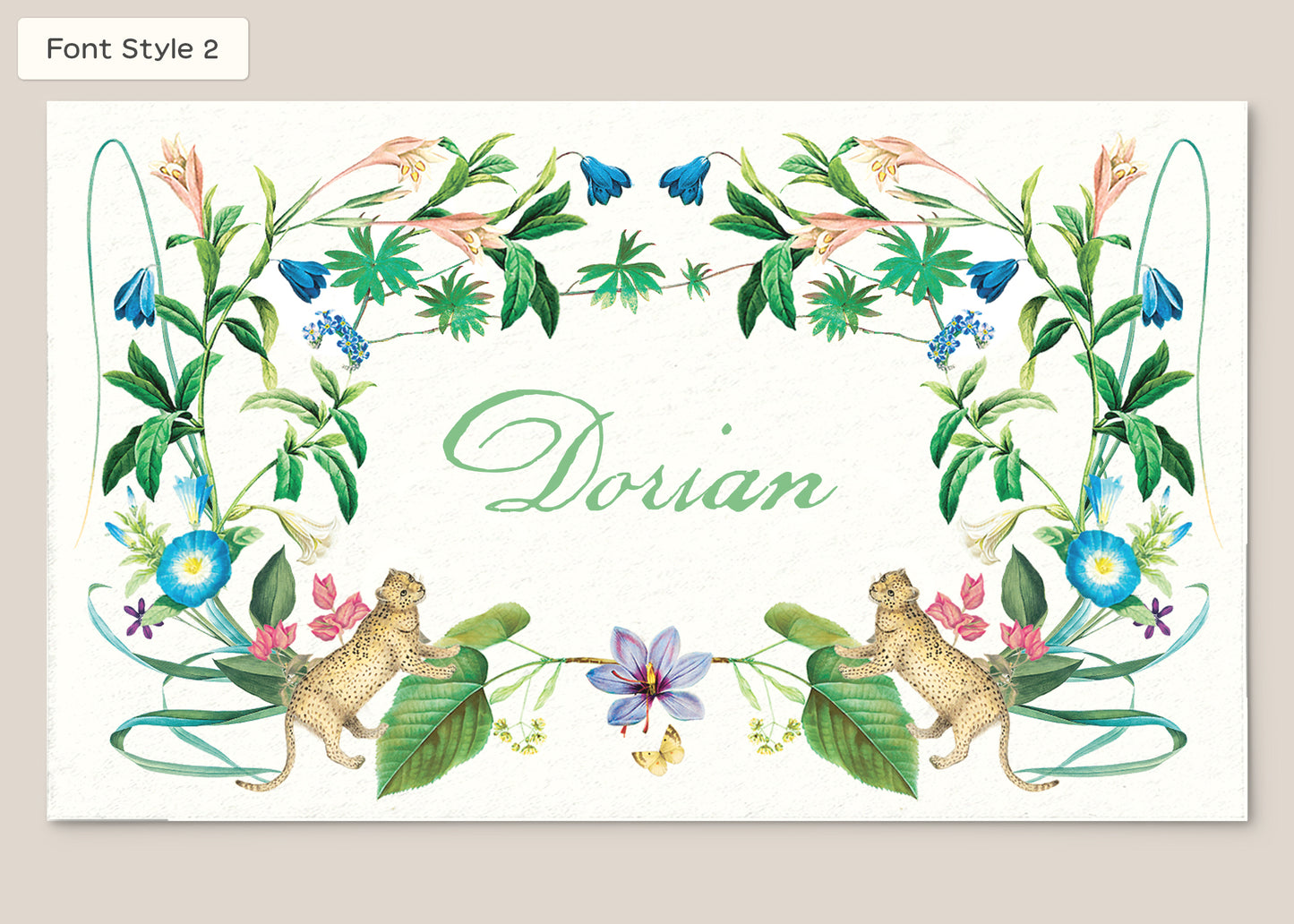 Place Card Form